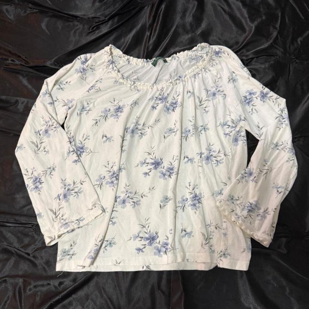 Ralph lauren white blue